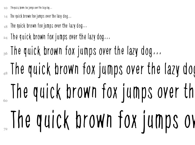 Read between the lines font waterfall